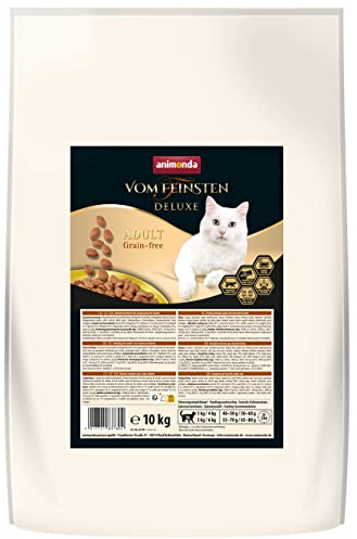 animonda Vom Feinsten Deluxe Adult Grain-Free Katzenfutter, Trockenfutter für erwachsene Katzen, 10 kg