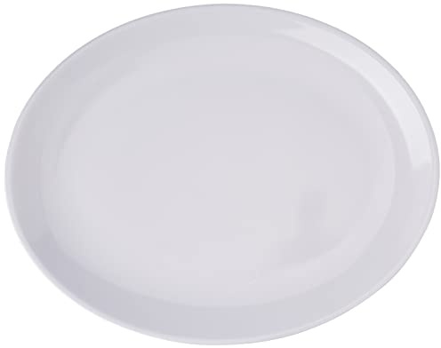 Lacor 62757 - Bandeja Oval melamina 360x285x27 Mediana - Hogar y Hostelería | En melamina resistente, para hornear, servir y presentar; ideal para cocina profesional y uso diario en casa, muy práctico