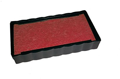 Traxx 7/9011 Replacement Ink Pad – Pack of 2 – Red | Replacement ink pad 7/9011; Pack of 2; Red Ink; quick slide-in fitting for compatible Self-Inking stamps