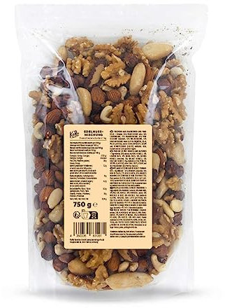 KoRo - Mix di frutta secca Premium 1 kg - frutta sgusciata senza zolfo e senza sale, 100% naturale, senza conservanti, misto di frutta a guscio, ideale per sportivi, proteico e vegano