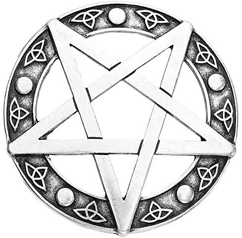 etNox hard and heavy Silver Pentagram Gürtelschnalle Standard