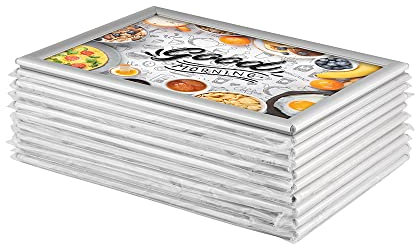 Vorteilspack 10 x Bilderrahmen Klapprahmen Plakatrahmen aus Aluminium/Kunststoff im Set - DIN A3 - Geschenkidee für Familien - Fanposter