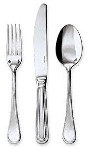 Sambonet Servizio 72 Pz Manico Orfèvre Perles Inox