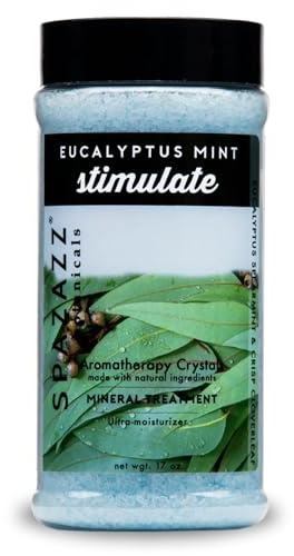 Spazazz Spa & Bath Crystals 17oz / 482g Eucalyptus Mint