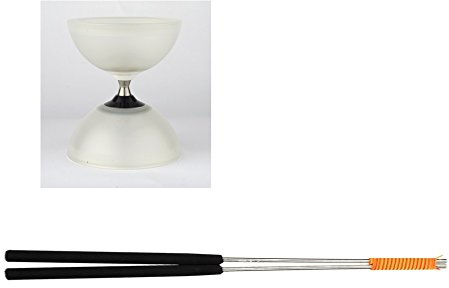 Henrys J04052-00 - Yo-Yo, Diabolo Vision Free Set, inklusive Handstäbe, Ice