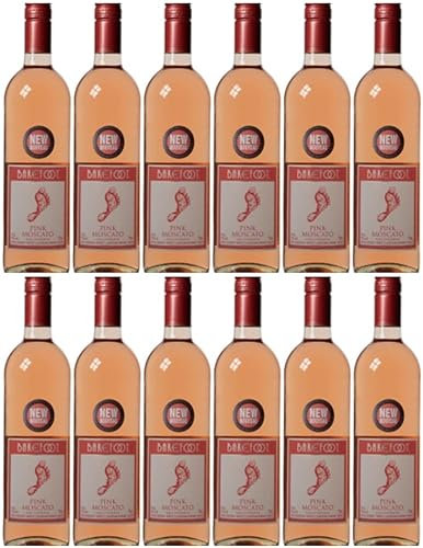 Barefoot Pink Moscato 75cl Bottle (Case of 12)