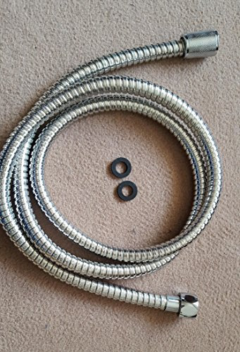 BENEFIT Hochwertiger Edelstahl Duschschlauch, Brauseschlauch, glänzend, robust, 150cm, TÜV Zulassung EN 1113