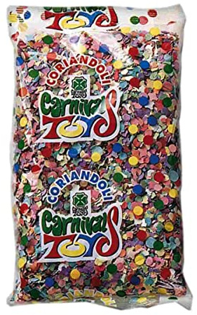 Carnival Toys 04540 Coriandolo Medio gr. 500 [Giocattolo]