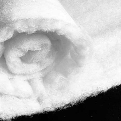 Schneewatte - 330 g - Kunstschnee in Überbreite 210 cm - per Meter | Extra dickes Schneevlies für winterliche Schneedekorationen