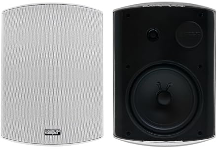 Earthquake Sound AWS-602W 6,5 tum All Weather Speakers Indoor/Outdoor Speaker System (par) Vit