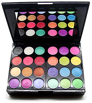 TaylorRoco Ultimate Fusion Palette di ombretti (palette di 39 colori, combinazione naturale nudo e neon)