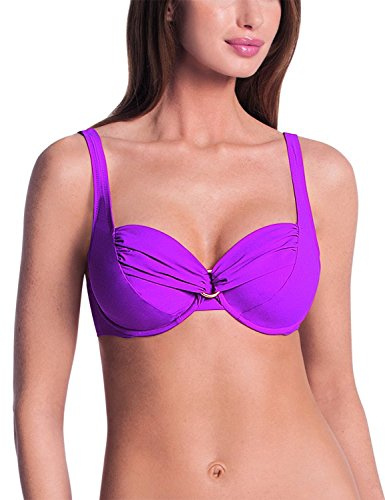 Rosa Faia Dam bygel bikini – topp Hermione L4 8411-1, storlek 42B (Tillverkarens storlek: 42B), rosa (vilda aster 556), Vild Aster