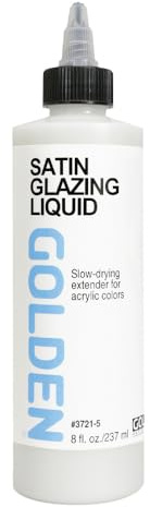 GOLDEN Acryl Med 8 Oz Glaze Liquid Satin