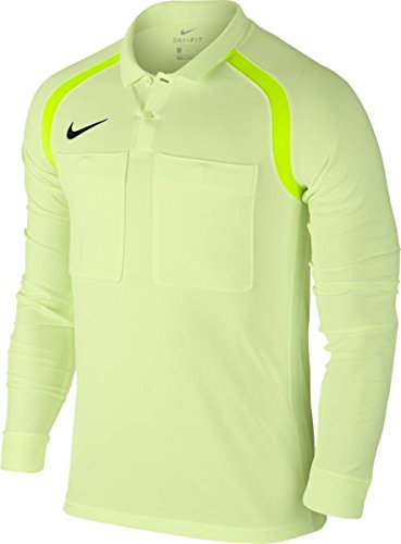 Nike Herren Team Referee Jersey LS Schiedsrichtertrikot, Barely Volt/Volt/Black, L
