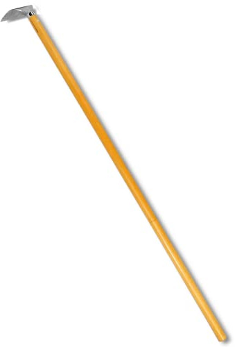 Garden Helper Garden Hoe Long Handle 43 Heavy Duty Japanese Stainless Steel, Made in JAPAN, Draw Hoe Weeding Tool, Stand Up Weeder Hand Tool