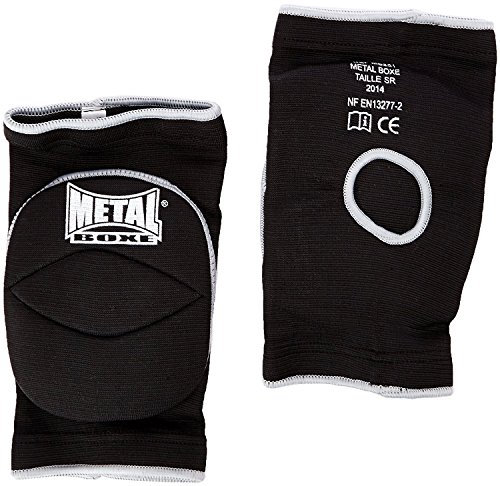 METAL BOXE - Ginocchiera, da adulto, nero