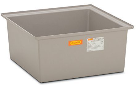 CEMO 7867 GFK-Auffangwanne, grau, 210 L