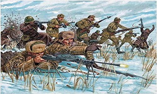 Italeri 510006069 - 1:72 WW2 - Russ Infanterie Winter Unif, Braun