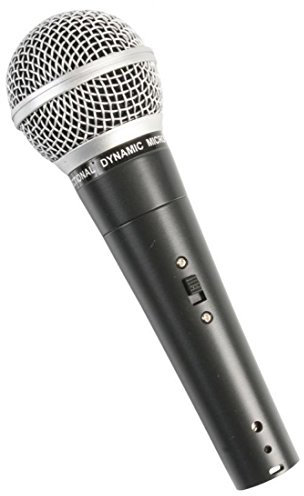PULSE PM580S Dynamic Vocal Handheld Microphone with Switch, Hypercardioid