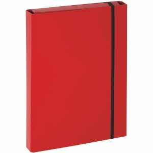 Pagna 6 x Heftbox A4 Pappe rot
