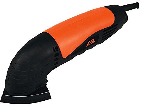 LEVIGATRICE A DELTA 180W palmare platorello velcrato piastra 90x90x90mm accessoriato Axel