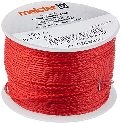 Maestro filo da muratore 100 m X Ø 1,2 mm, rosso, PE, 6306310