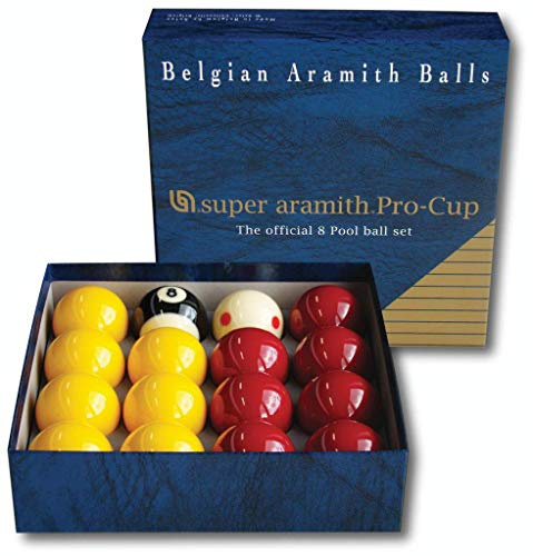 Aramith Super Pro-Cup 8 - Set de pelotas de billar (50,8 mm)
