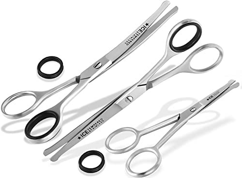 Fellscheren-Set Hunde-Haarschere Pfotschere mit Mikroverzahnung