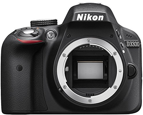 Nikon D3300 Boîtier d'appareil-photo numérique SLR (Noir) - Version internationale (sans garantie)