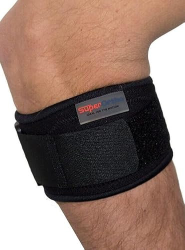 Super Ortho Tennisarmbandage - Tennisarm - Tennisellenbogen und Golferellenbogenbandage - Golferarm - Unterarmbandage zur Schmerzlinderung der Sehnenansätze