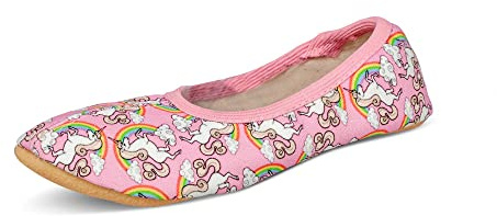 Beck Fille Rainbow Chaussures de Gymnastique, Rose, 30 EU