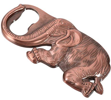 Cabilock Elephant Shaped Bottle Opener Unique Party Favors for Showers Weddings Creative Design for Beer Enthusiasts Lightweight Portable Construction