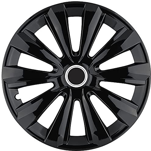 CORA Set 4 copricerchi 13'' Alulook Delta Black