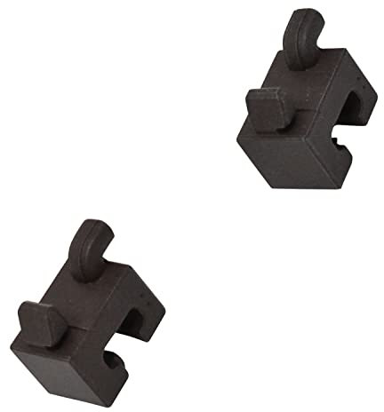 sparefixd Boccola di supporto anteriore per forno Bosch e forno a microonde, colore: nero