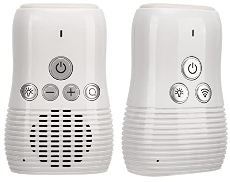 2,4 GHz Audio Babyphone, Infrarot-Nachtsichtmonitor, 2 Wege Gesprächssprechanlage Baby-Überwachungskamera Mit Nachtlicht und Geräuscherkennung Babypflegegerät Pflegemonitor für ältere Babys(EU)