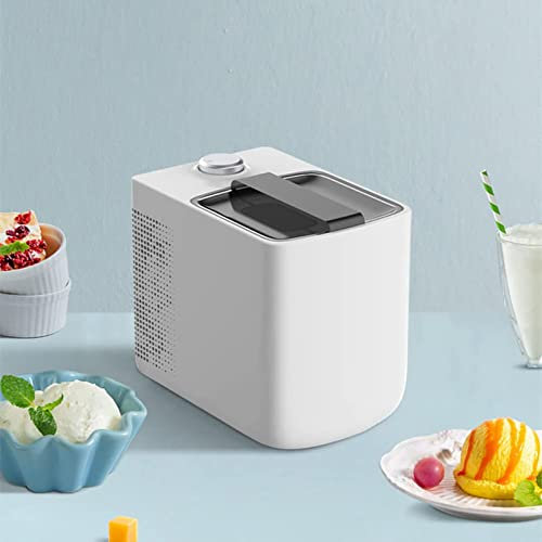Heladera casera, máquina eléctrica de Helados y postres de 500 ml, 50 dB de bajo Ruido, compresor Incorporado, Mezcla Manual de imitación, Revestimiento de Grado alimenticio, para