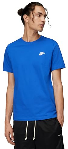 Nike Men's Sportswear Club T-Shirt, Game Royal, Large