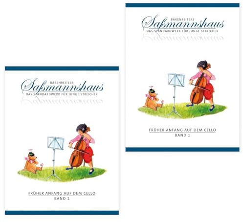 Doppelpack: Früher Anfang auf dem Cello Band 1 | Violoncelloschule | Saßmannshaus | Bärenreiter Verlag | BA09691 | Celloschule | ISMN 9790006536542 | Soundman Kolophonium