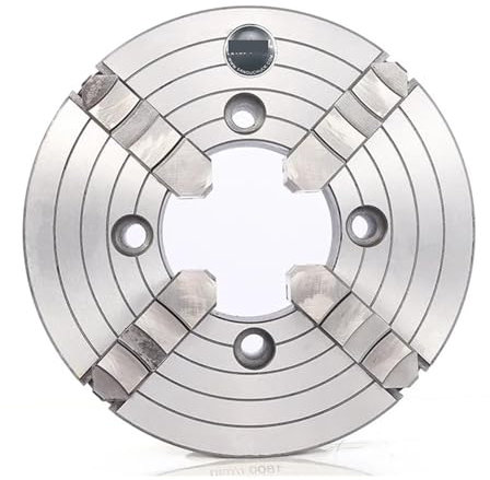 TBGCXJSV Drehfutter, 160 mm, 4-Backen-Drehfutter, K72-160, unabhängiges Spannfutter, Metall-Drehfutter, 4-Backen-Spannfutter