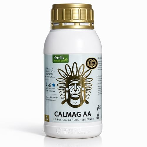 Fertilis Grow CALMAG AA 500 ml | Calcio y Magnesio con Aminoácidos Ultrasimilables, Corrector, Fortalece Raíces Hojas y Flores Apto Tierra Coco Sustrato Universal e Hidroponía