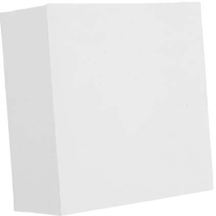 DOITOOL Weißer Notizblockwürfel 400 Blatt Papier, Quadratisch, für Notizen