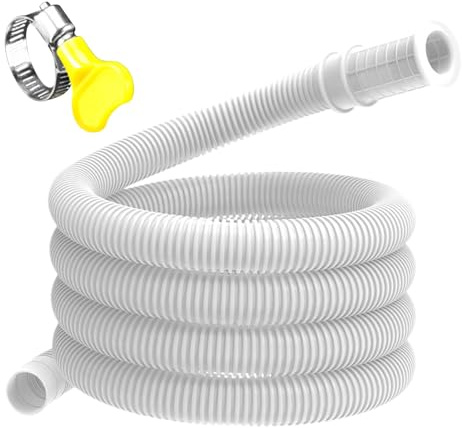 Tubo di scarico per deumidificatore, tubo per condizionatore d'aria con morsetto, a tenuta stagna, per drenaggio dell'acqua, sistema split