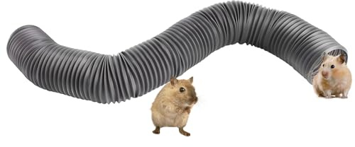 Tunnel Pu? Hamster | Eccellente tubo di esercizio per piccoli animali, gioco pieghevole e nascondiglio per cavia, cincillà, riccio, furetto di coniglio nano e? furetto durevole e divertente