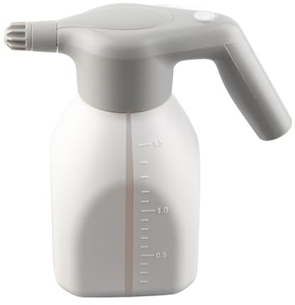 WOHPNLE Spruzzatore Elettrico per Piante, annaffiatoio Automatico da 1,5 Litri con Ricarica USB con ugello Regolabile, Bottiglia spruzzatrice per irrigazione per Giardinaggio all'aperto (1.5L)