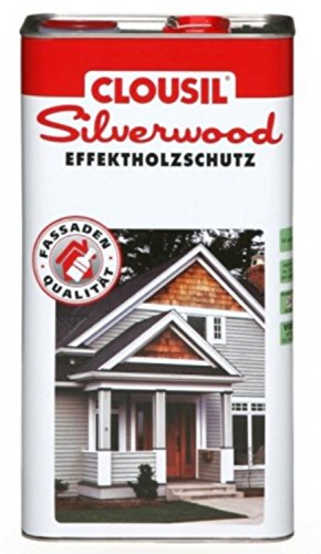 CLOUsil Silberlook Effektholzschutz edelbraun dunkel 2,5 L