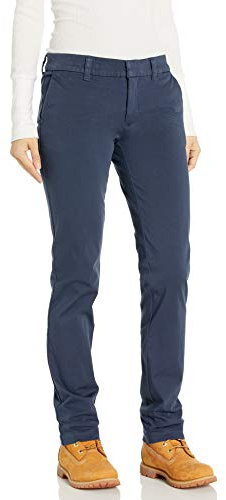 Dickies Women's Perfect Shape Straight Twill Pant Work Utility Pants