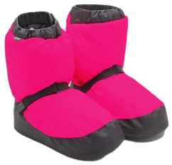 Stivaletti Scaldapiedi Bambini IM009K Unisex Scarpe Scarpette Calore Comfort Babbucce Ballerina Etoile Sport Danza Classica Allenamento Fitness Palestra Ballo Saggio (S(28-31), Fucsia Fluo)
