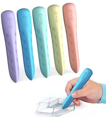 TOPBELIEF Gomme da Cancellare, 10 Pezzi Gomma Triangolare Grip, Gomma a Forma di Penna, Gomme da Cancellare Bambini, Multicolore, Ideale per Cancelleria Scuola, Ufficio, Università e Cartoleria