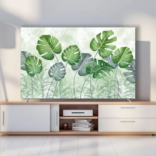 VBVARV TV Dust Cover,Polyester Microfiber Cloth Easy To Cover Your TV Style