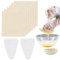 ZOCONE 6 Telas Filtrante 50 * 50cm Reutilizable y 2 Bolsas Filtro Leche Vegetal Paños de Queso Colador de Tela Filtrante Zumo Cafe Filtro Colador Cocina Paños de Filtro Algodón